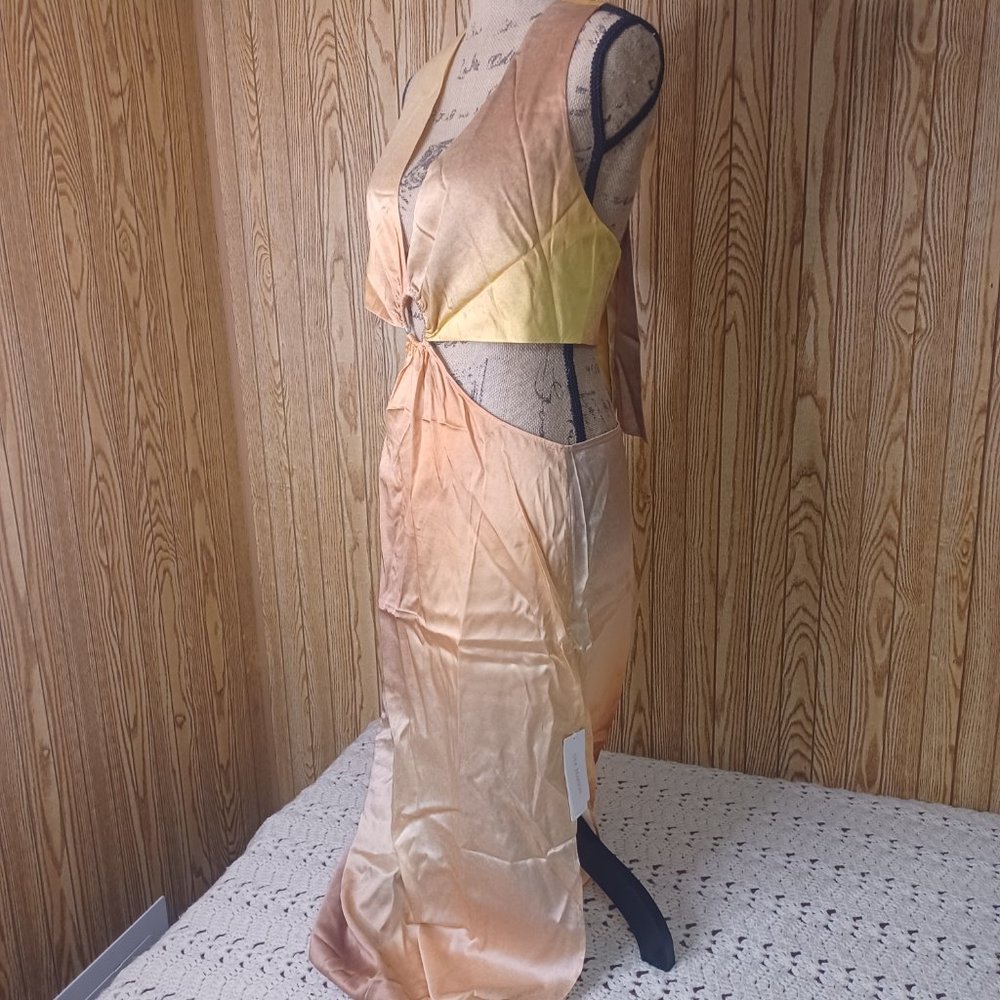 silk maison belly dress - Picture 3 of 6
